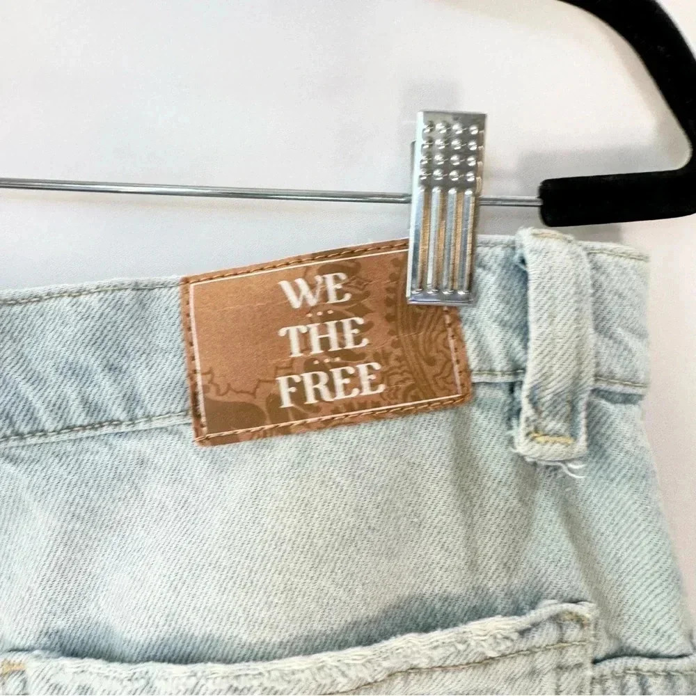 NWT Free People Tinsley Baggy High Rise Jeans Denim Wide Leg We The Free Ripper - Picture 12 of 14